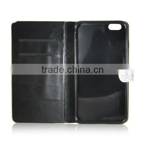 Water Droplets Full Diamond Leather Case for IPhone 6 / Plus photo-3