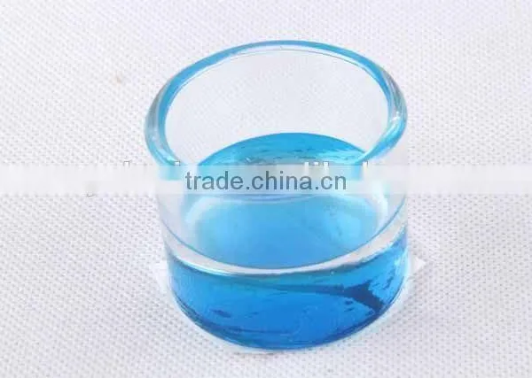 Colorful Round Glass Candle Holder photo-4