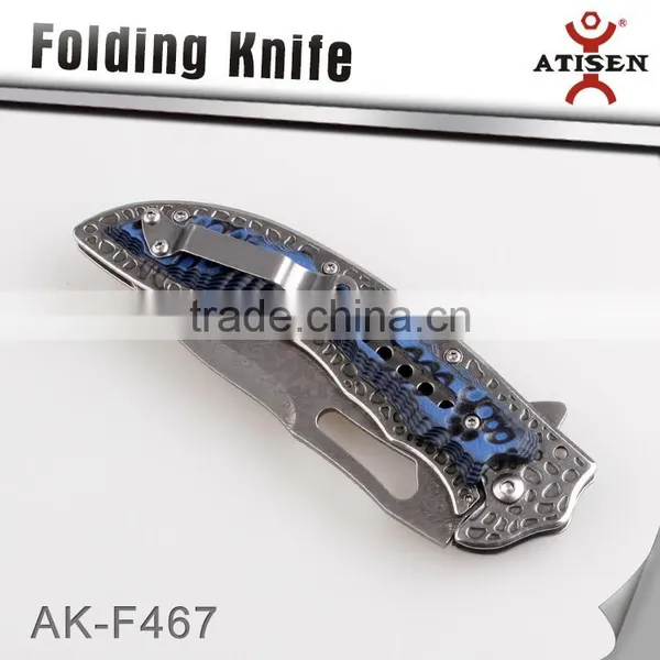 Camping Folding Knife G10 Handle 3Cr13 Blade Outdoor Survival EDC Tools photo-3
