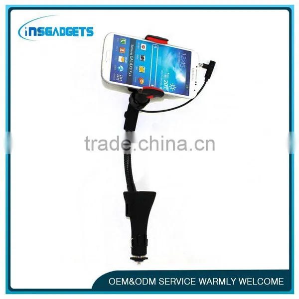 Fm Transmitter Car Mount Holder ,h0t242 Car fm Transmitter Car Charger , Smartphone Car Kit With Holder photo-3