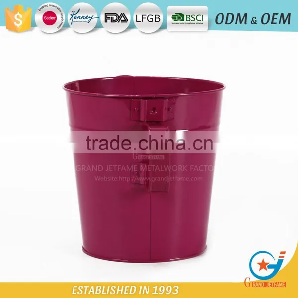 8 Inch Pots and Containers for Plants Outdoor Metal Outside Plant Pots photo-2