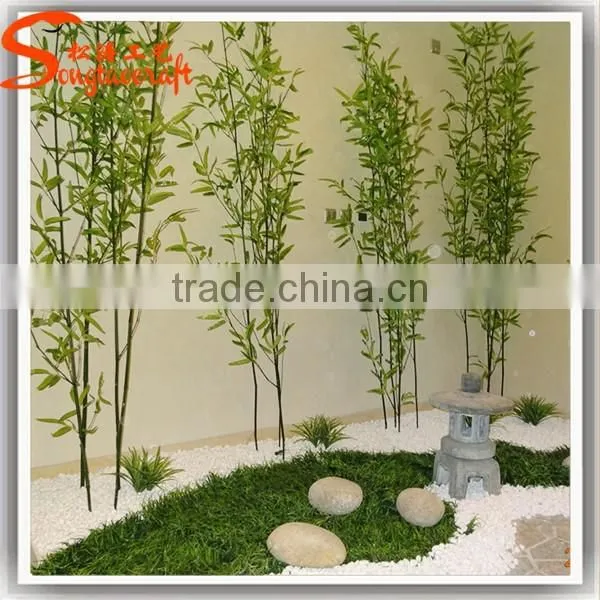 Wholesales Outdoor and Indoor Plastic Artificial Bamboo Tree Bamboo Fence Price on Sale photo-2