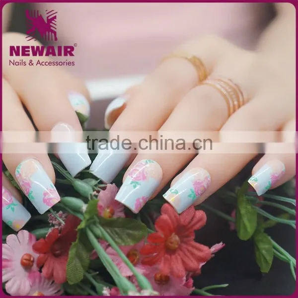 2017 Water Transfer Printing UV Gel Feather Design Nail Foil Sticker photo-6