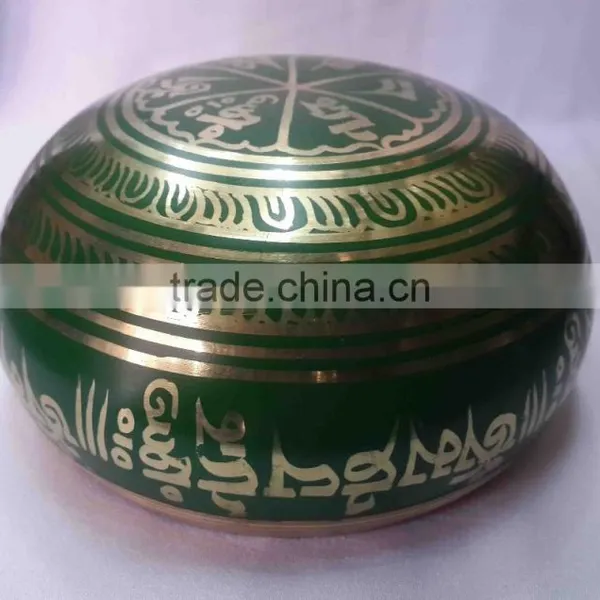 Best Selling Symbolic Colored Meditation Singing Bowl photo-4