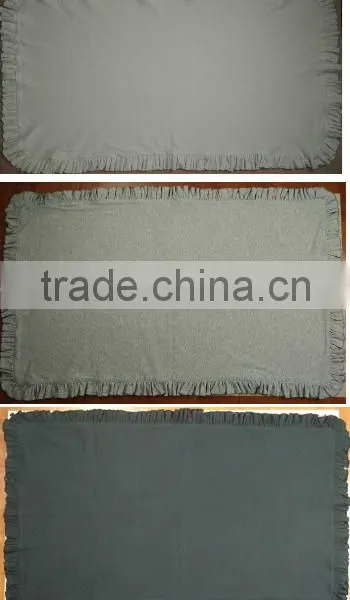 Baby Blanket Ruffle 100% Soft Cotton photo-2