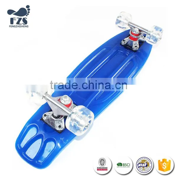 HSJ257 Bulk Rechargeable Longboard Skateboard Plastic Element Skateboard Wholesale photo-5