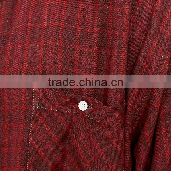 Italian Style Extra Long Sleeve Checked Shirts Famous Brand Shirts for Men photo-5