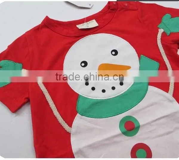 New Fashion Snowman Baby Romper Baby Clothes Baby Christmas Clothes photo-4