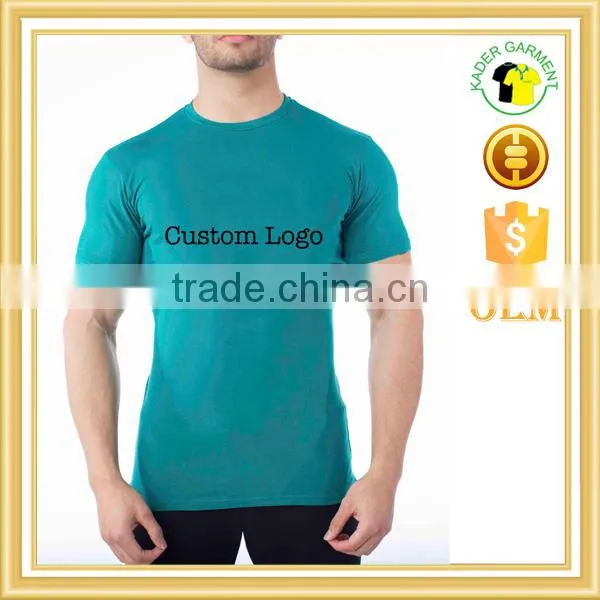 Custom Slim Fit Gym t Shirt, Cotton Spandex Fitness t Shirt Man photo-2