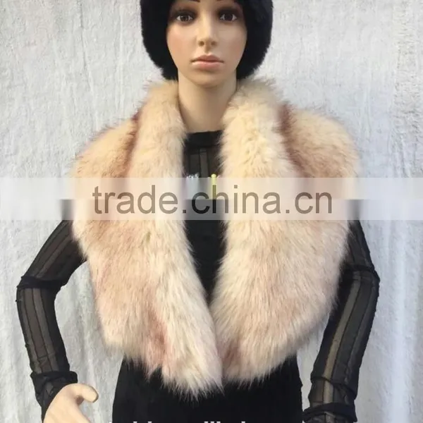 New Selling Faux Fur Collars Scarf Collar White&Black Winter Pure Color Autumn And Winter photo-4