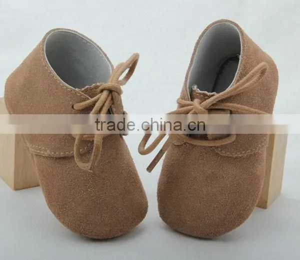 New Style Genuine Sheepskin Leather Baby Shoes photo-2