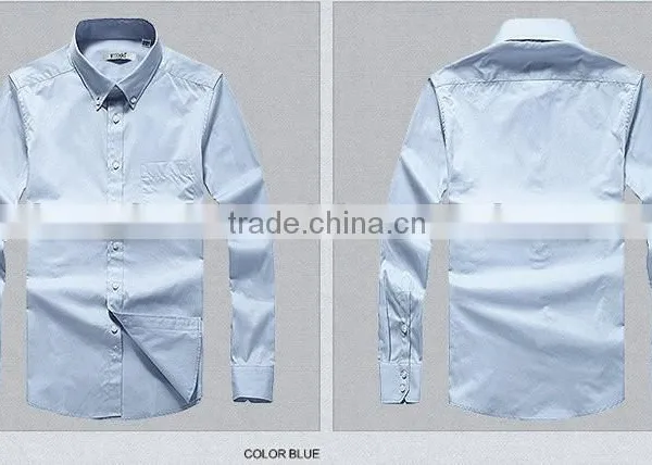 Non Iron Men's Shirt Pink Color Shirt Oxford Fabric Shirt Dress Shirt photo-2