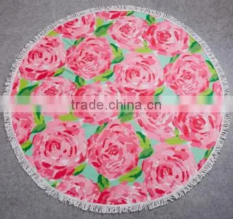 China Wholesale Mandala Round Beach Towel photo-4