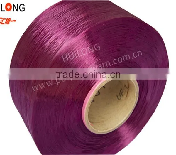 Polyester POY Yarn Dope Dyed Yarn for Final DTY photo-2