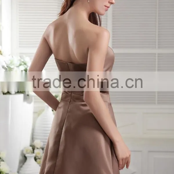 2017 New Fashion Strapless Party Dresses Party Gown Ball Dress ED99 photo-4