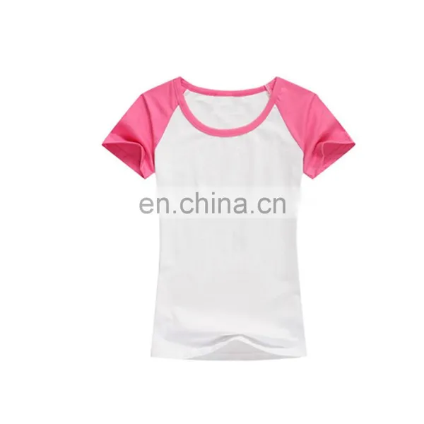 2016 Fashion Blank Woman Plain Tshirt photo-3
