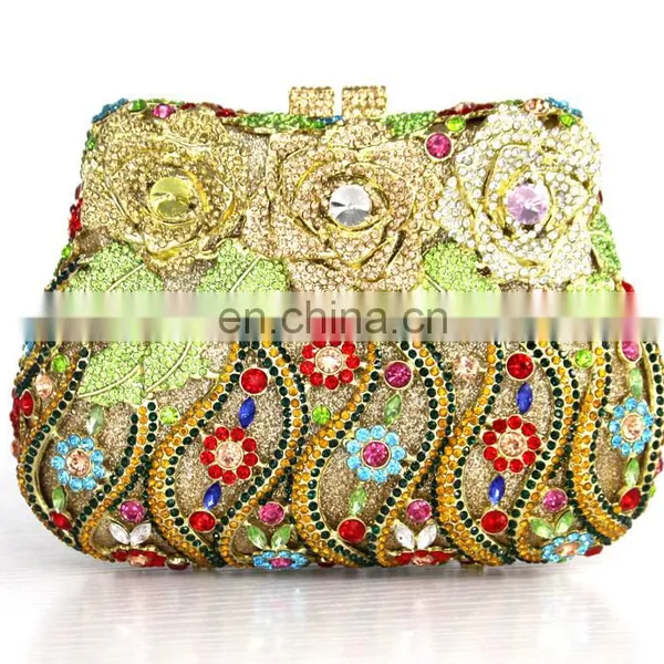 2016 Crystal Rhinestone Handbag Evening Clutch Bag Women Purse photo-5