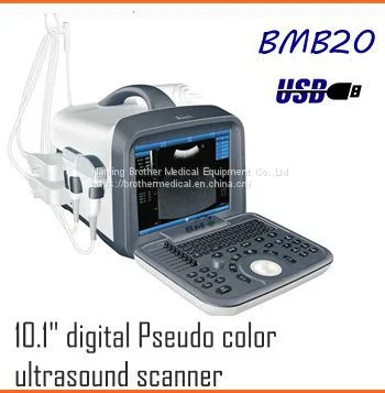 10.1 Inch Full Digital Pseudo Color Ultrasound Scanner
