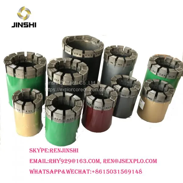 Tangshan(Jinshi,JS) for Hard Rock Mining Diamond Core Drill nq hq nx Diamond Core Bit photo-3