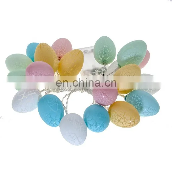 Wholesale Battery Operated 20 LED Easter Egg Multicolor Crack Ball Fairy Led String Lights For Room Party Decoration photo-6