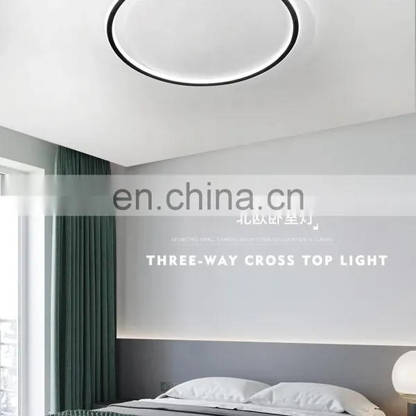 Bedroom Simple Modern Living Room Study Lamp Round Ultra-thin Led Ceiling Lamp Nordic Style Warm Room Lamp photo-2