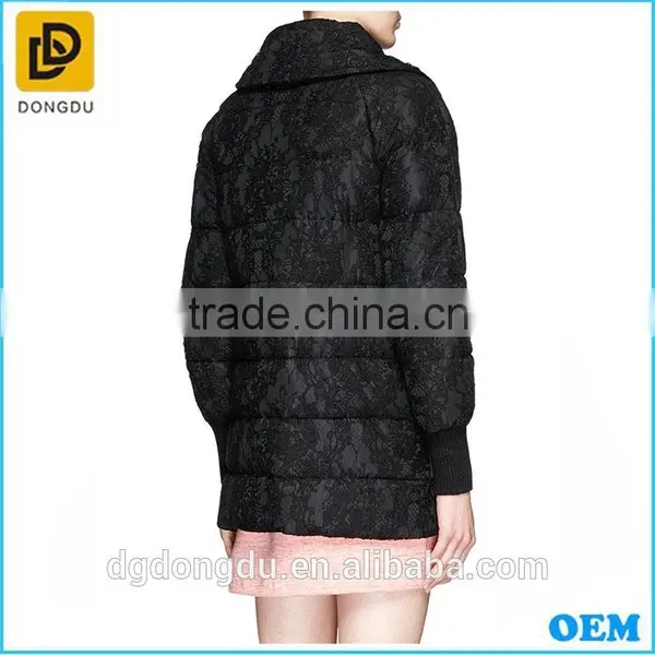 China Factory Wholesale Costom Long Sleeve Women Winter Coat photo-3
