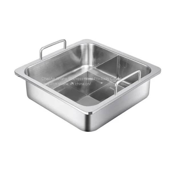 Stainless Steel T-type Fire Pot Utensils of Hot Pot Restaurant Store Available Induction Cooker