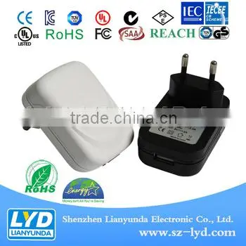 US Plug CE FCC BS SAA RoHS 5V2A Micro USB Wall Mounted Power Adapter photo-4