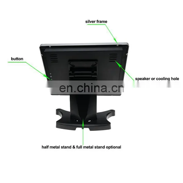 True Flat Touch Screen Hd 10 Points Capacitive 15 Inch Touchscreen Monitor photo-5