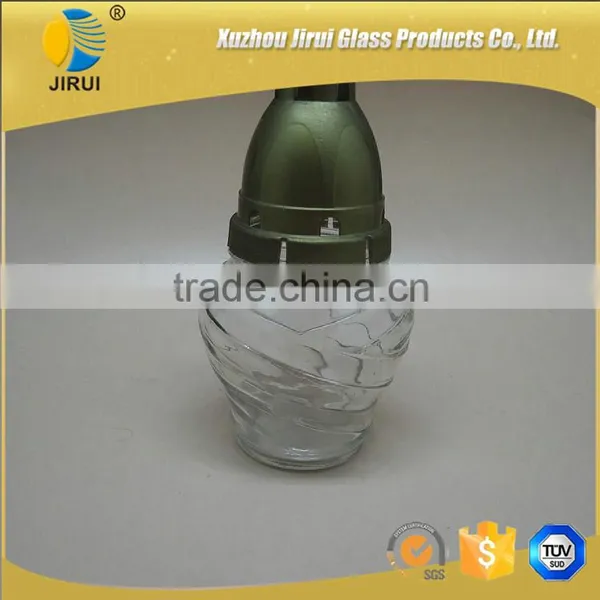 200ml Attractive Knight Shape Clear Glass Food Jar photo-2