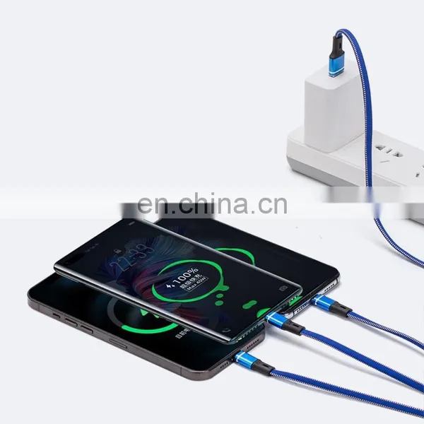 3 In 1 Charging Cable Type C 5A Fast Charging Cable Usb Data Cable for Iphone photo-4