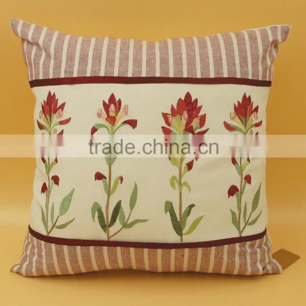 Animal Printed Embroidery Cushion Cover photo-3