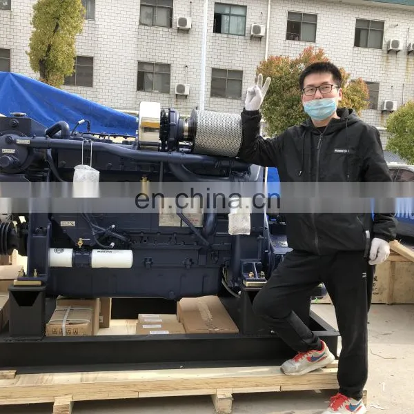 WD10 Series Weichai 2100rpm 220kw/300hp Marine Diesel Engine WD10C300-21 for Fishing Boat photo-2