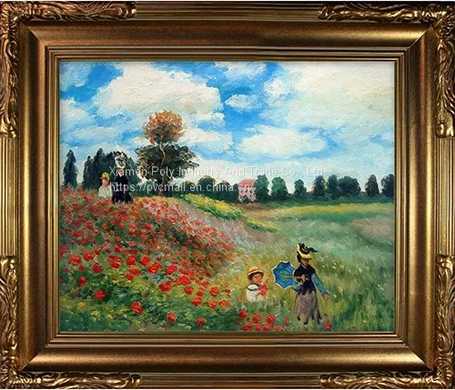100% Hand-painted Oil Painting Living Room Decoration Abstract Floral Painting photo-3
