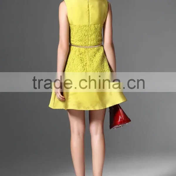 Sexy Slim Dress Sleevess Lace Dress Womans Evening Dress photo-2