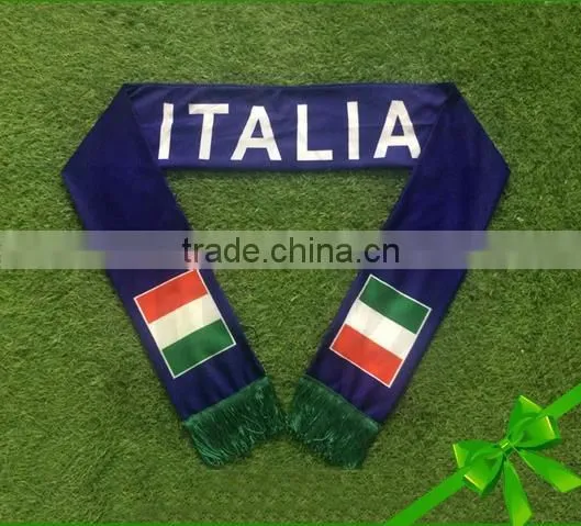 Polyester Printing World Cup Sports Team Promotional Football Fan Scarf photo-3