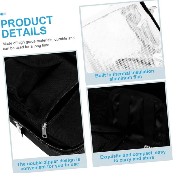 Travel Cooler Bag Insulin Cooler Pack Medicine Pouch Insulin Cooling Bag Insulin Bag Travel Cooling Case Cooler Bag Travel Cooler Bag Oxford Cloth Carry Storage Box Diabetic Bag photo-3