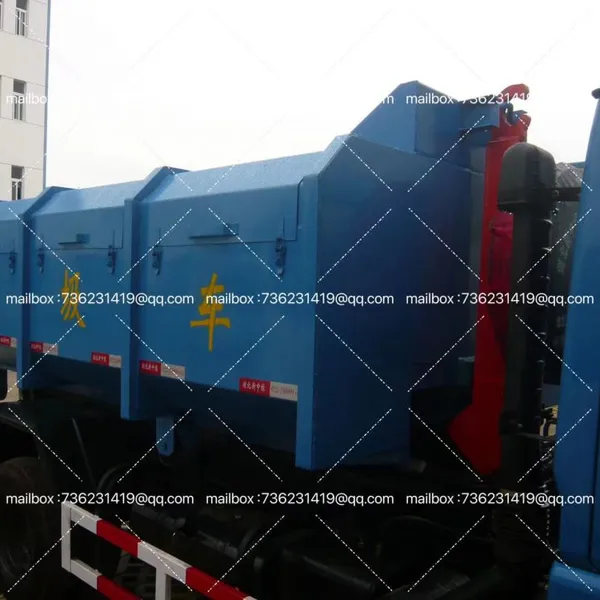 Hook Arm Garbage TruckClean up the Garbage in the Factory Area photo-2