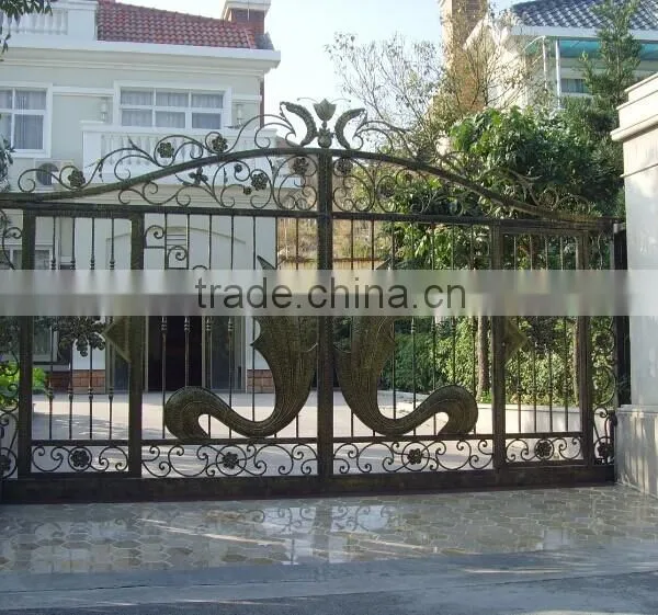 Wrought Iron Gate, Steel Gate, Metal Gate, Wrought Iron Fence Designs