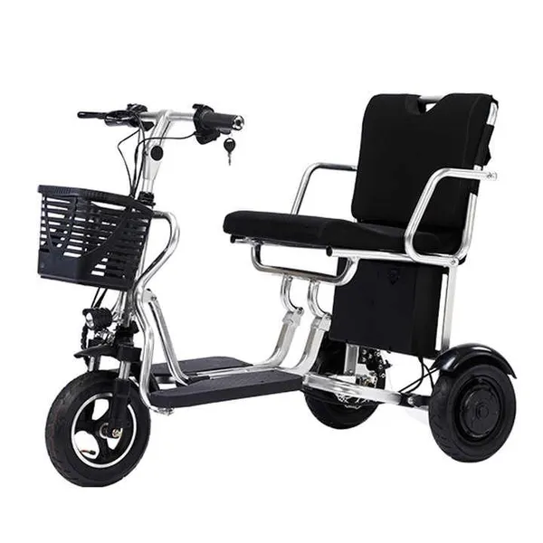 Electric Foldable Small 3 Wheel Fashionable Folding Electric Tricycles for Adults