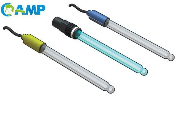 FLS PH/ORP 400 Glass Body Glass Bulb Electrode (Open/Ceramic Junction Options)