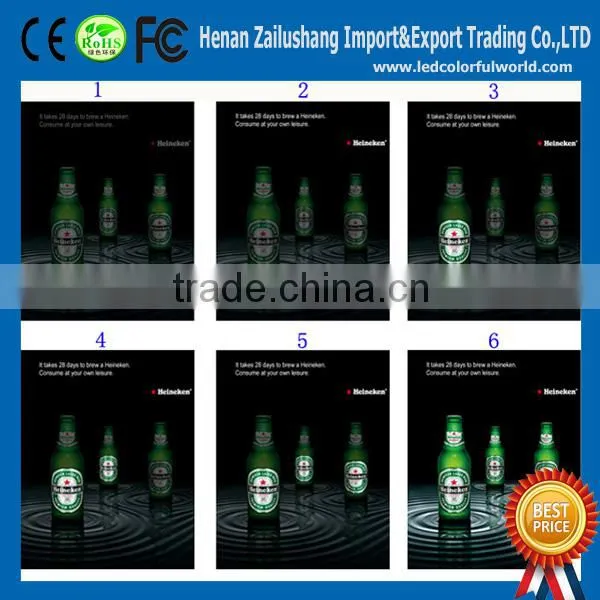 Advertising EL Light Box for Beer,coca-cola