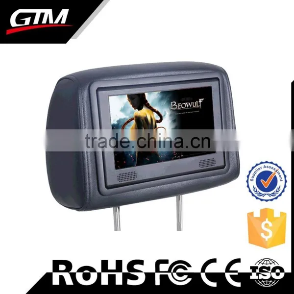 9 Inch Touch Screen Headrest DVD Player Taxi Cab Indoor Advertising Monitor Ttaxi Headrest Digital Signage LCD Media Player