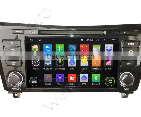 Newest Android 4.4.4 Car Dvd 8" in Dash for Nissan Qashqai Car Multimedia Player Android 1.6 Ghz Cpu 2014 2015 photo-4