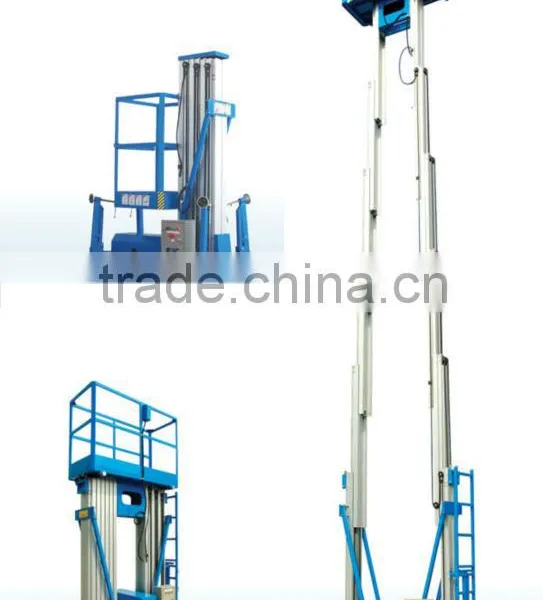 Hot Sale Aerial Working Double Mast Aluminum Alloy Lift Platform photo-6