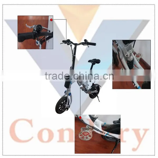 Condery Ultralight Portable Mini Folding Electric Bike With Lithium Battery Quality Choice