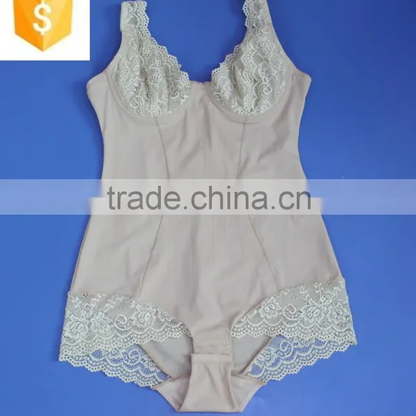 High Quanlity Body Shapewear ,Hot Sell Sexy Lady's Fashion Seamless Lace Body Shapewear photo-5