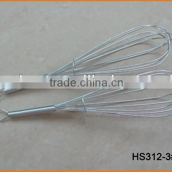 HS312-3# 7.5" Metal Egg Beaters