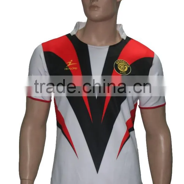 High Quality Sublimated Rugby Uniform/wear/jersey,rugby Shirt photo-2