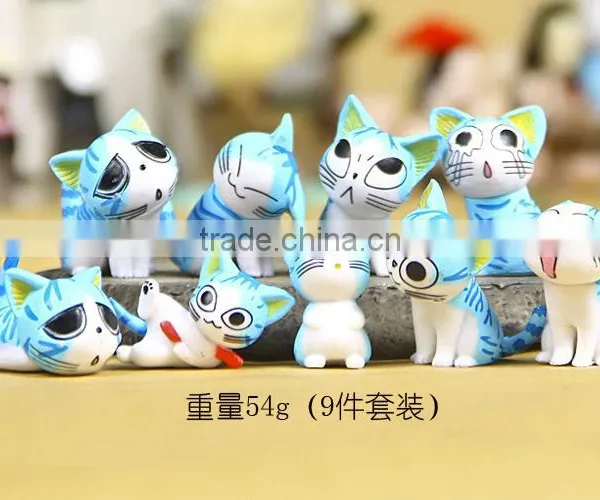 Home Decor Plastic Cat Crafts Figure Ornament photo-5
